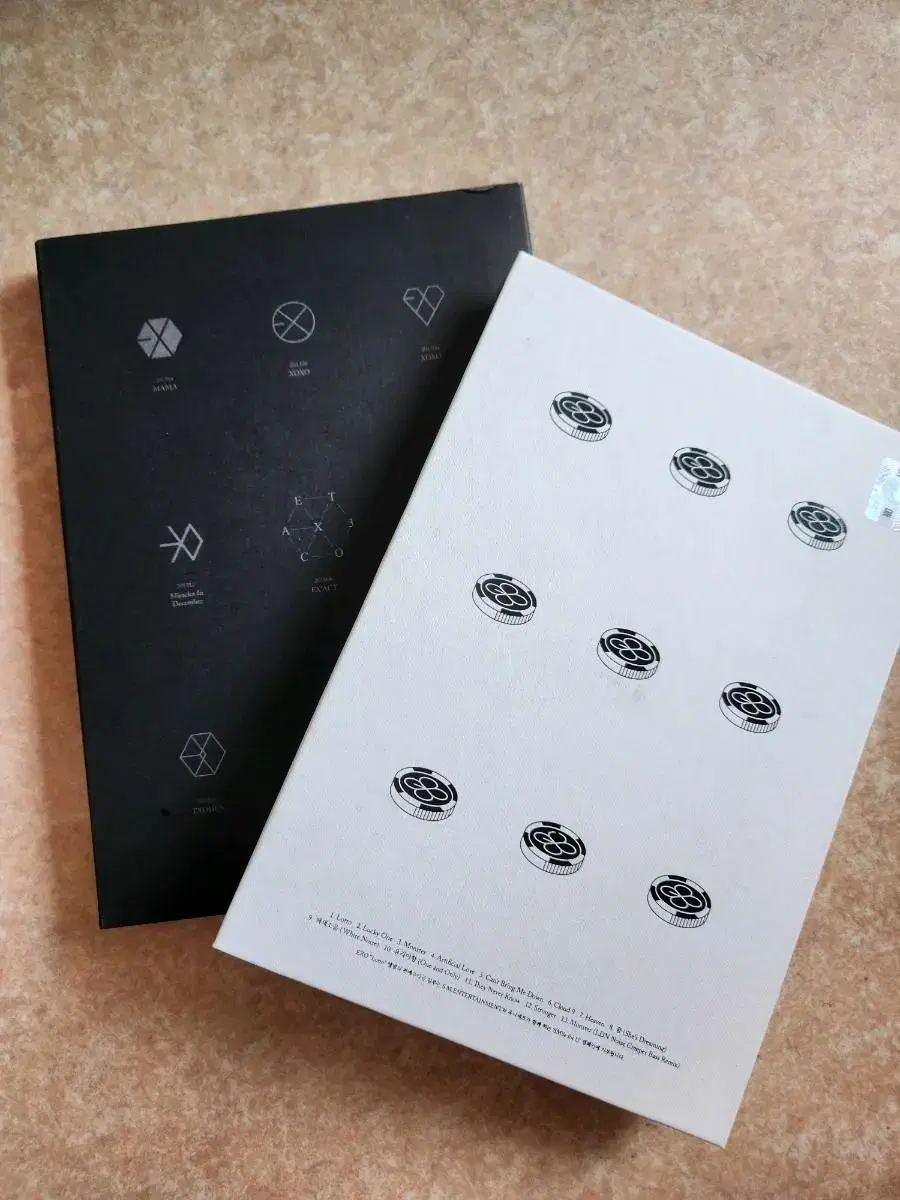 엑소 lotto 홍보용 cd 비매 일괄